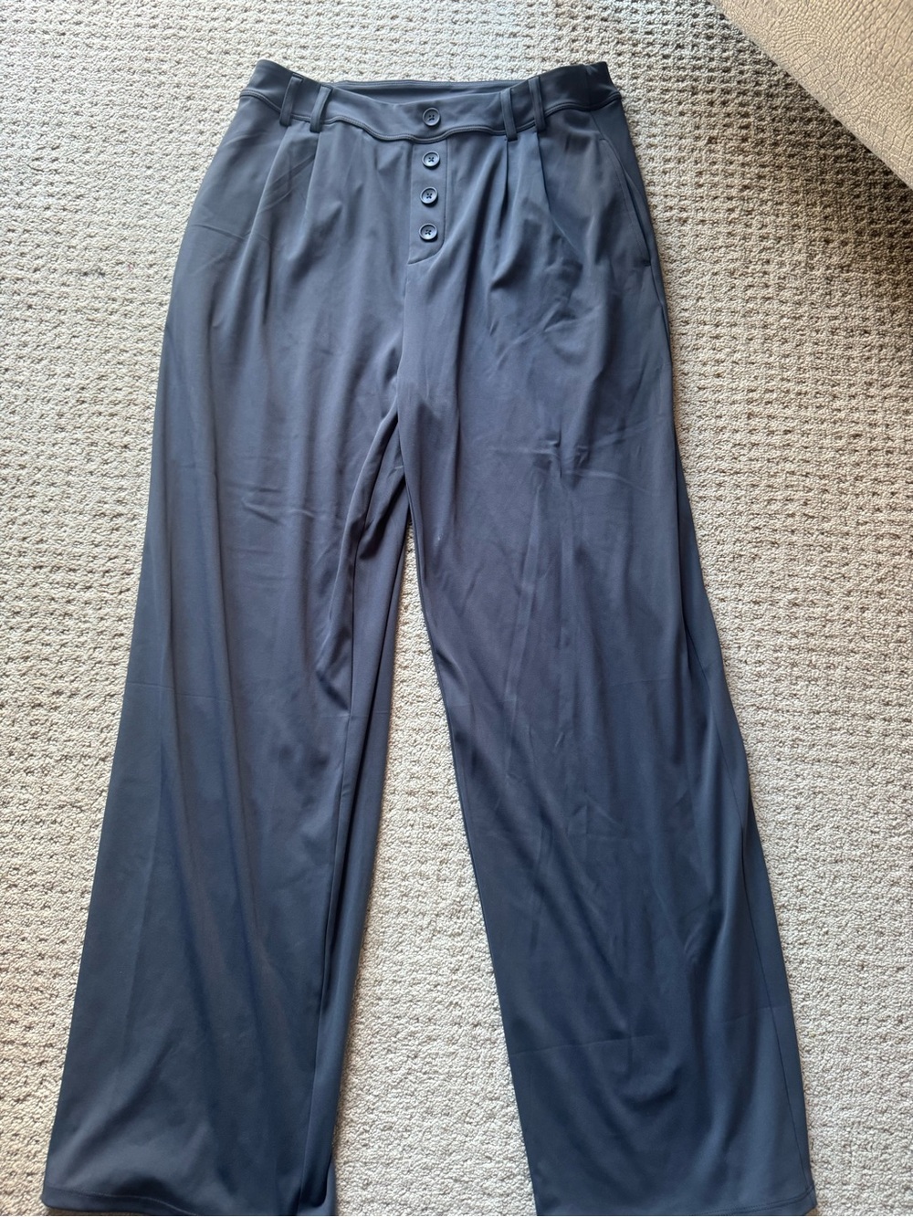 Women's Wide-Leg Button Front Pants